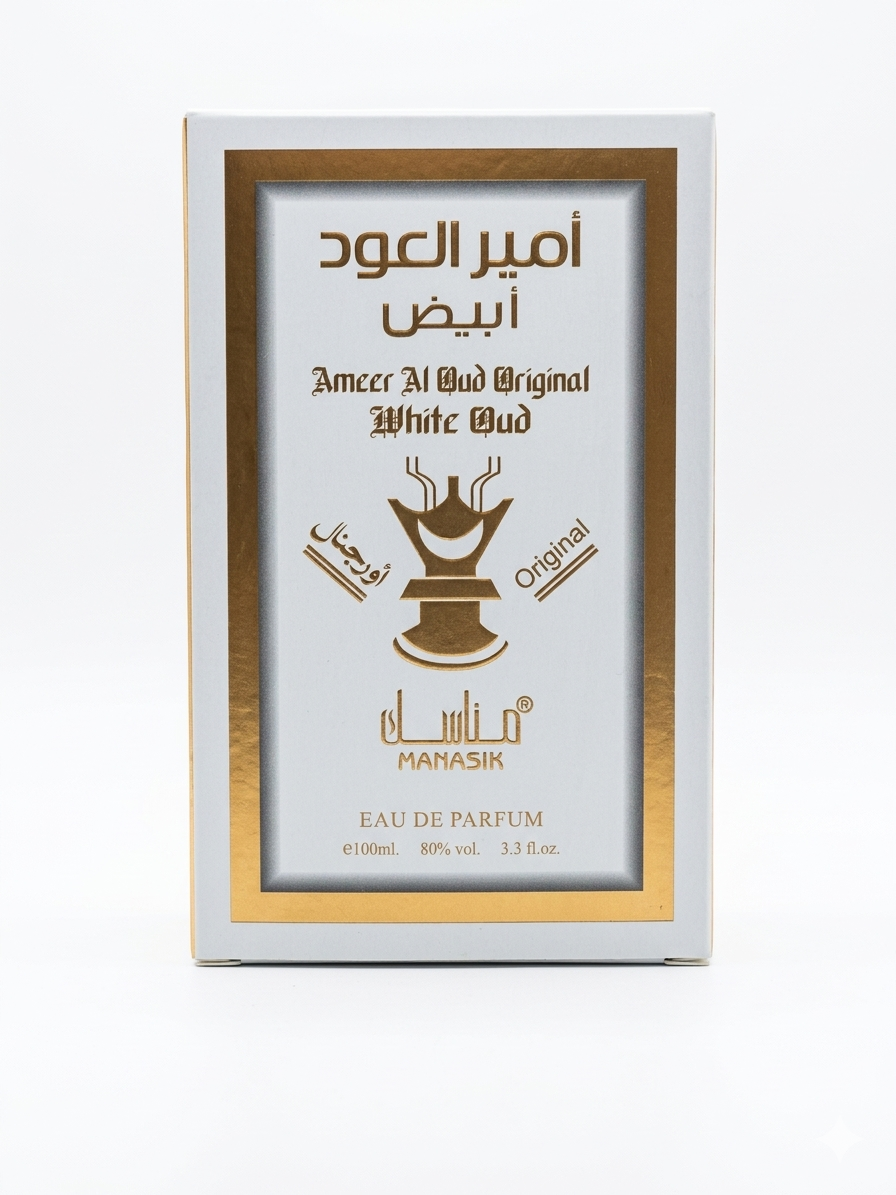 Ameer Al Oud Original – White Oud Eau De Parfum (100ml)