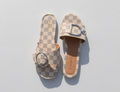 Signature Checkered Sandals